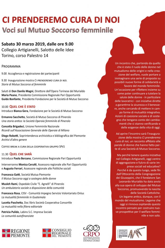 Convegno “Ci prenderemo cura di noi”: Voci sul Mutuo Soccorso femminile